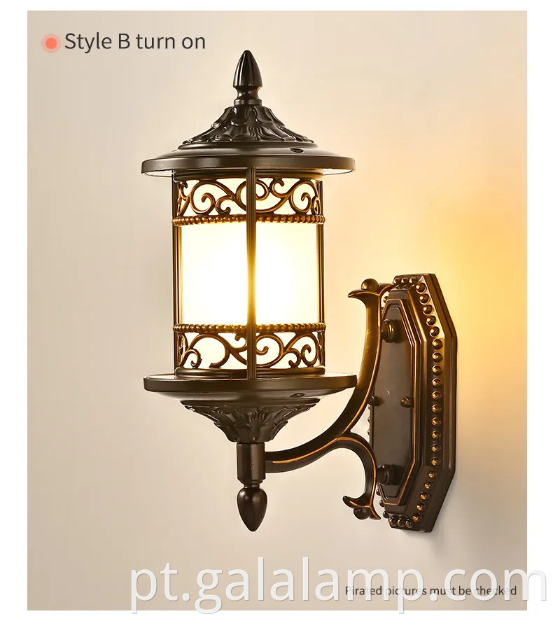 Aparelhamento moderno e elegante de parede de canto de canto LED para pátios